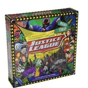 Justice League Road Trip Board Game / Complete / EUC